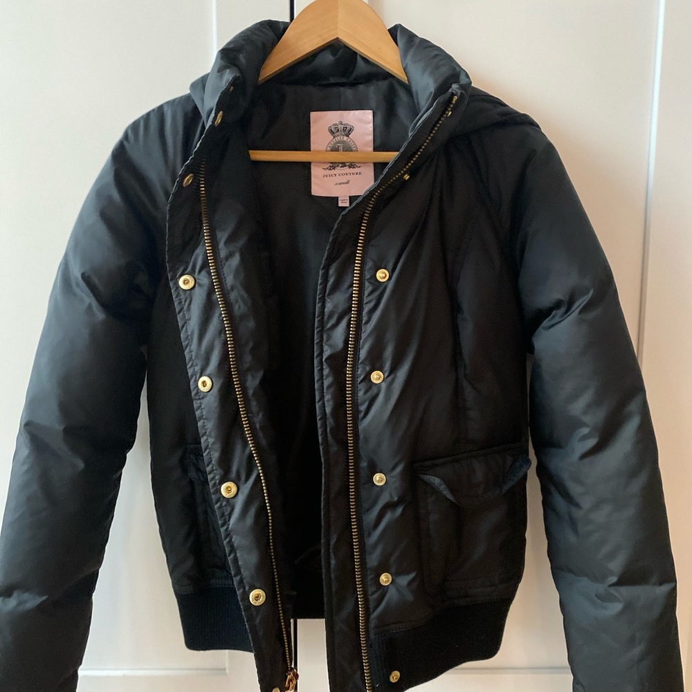 Juicy Couture Black Jacket Size X-Small